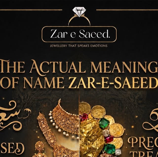 Traditional gold jewellery by Zar-e-Saeed