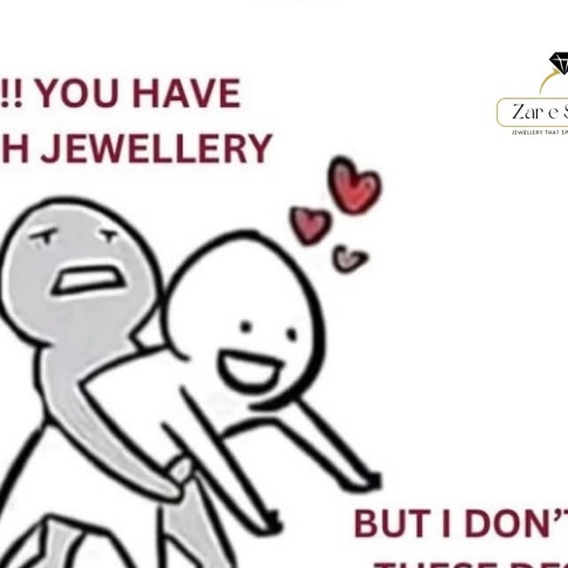 Necklace and jhumka jewellery designs by Zar-e-Saeed
