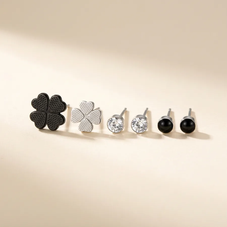 Amber Minimal Studs