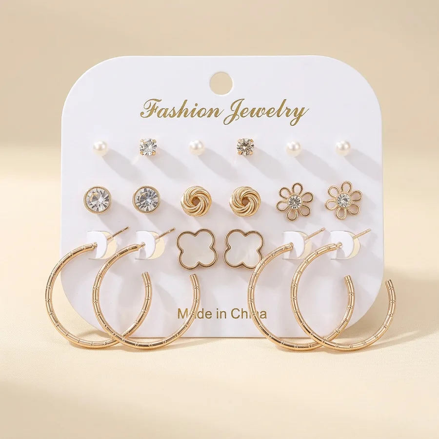 Nashwa Floral Studs